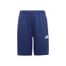 Training Essentials 3 Stripes 8in Pantaloncini Bambini-Blu Scuro,Bianco