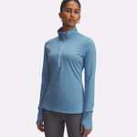 Abbigliamento Under Armour Under Armour Launch Pro Half-Zip Manica Lunga Donna-Blu