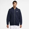 Club Bb Full-Zip Felpa Uomini-Blu Scuro