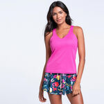 Abbigliamento Lucky in Love Lucky in Love Clubhouse Canottiera Donna-rosa