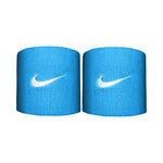 Abbigliamento da tennis Nike Nike Tennis Premier Polsino anti sudore Confezione da 2 Unisex - blu, bianco