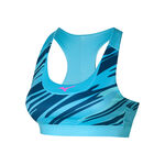 Abbigliamento Mizuno Mizuno Alpha Graphic Reggiseni sportivi Donna - blu, 