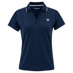 Abbigliamento da tennis Tecnifibre Tecnifibre Team Tech Polo Donna - blu scuro