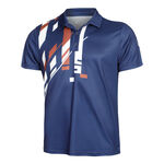 Abbigliamento Quiet Please Quiet Please Tournament Polo Uomini - blu scuro, multicolore