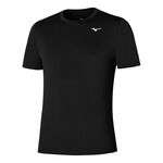Abbigliamento Mizuno Mizuno Core Impulse Camicia Da Corsa Uomini-Nero