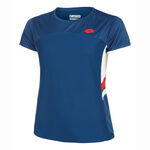 Abbigliamento Lotto Lotto Squadra III Maglietta Donna-Blu,Bianco