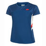 Squadra III Maglietta Donna-Blu,Bianco