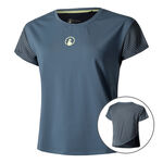 Abbigliamento Quiet Please Quiet Please Perspectives Cross Maglietta Donna-Blu