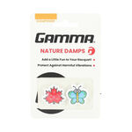 Accessori per racchette Gamma Gamma Shockbuster Ahornblatt/Schmetterling Antivibrazioni-Arancione,Turchese