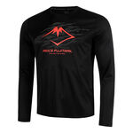 Abbigliamento ASICS ASICS Fujitrail Logo Manica lunga Uomini - nero, arancione
