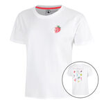 Abbigliamento Quiet Please Quiet Please Crush Court Essentials Maglietta Donna-bianco, bianco