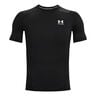 Heatgear Armour Comp Maglietta Uomini-Nero,Bianco
