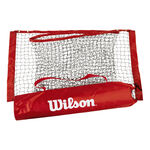 Equipaggiamento allenatore Wilson Wilson EZ 10' Rete Da Tennis Ricambio-Rosso,Nero