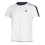 Abbigliamento Fila Fila Elias Maglietta Uomini-Bianco,Blu Scuro