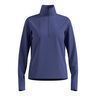Essential Thermal Midlayer 1/2 Zip Camicia Da Corsa Donna-Blu