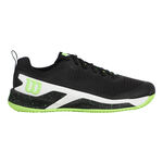 Scarpe da tennis Wilson Wilson Rush Pro 4.5 Scarpa Per Terra Rossa Uomini-Nero,Verde Chiaro