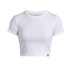 Abbigliamento Under Armour Under Armour Rival Rib Baby Maglietta Donna-Bianco
