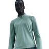 Pacer Half-Zip Camicia da corsa Uomini - turchese, argento