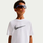Abbigliamento Nike Nike Dri-Fit Multi  Maglietta Ragazzi-bianco