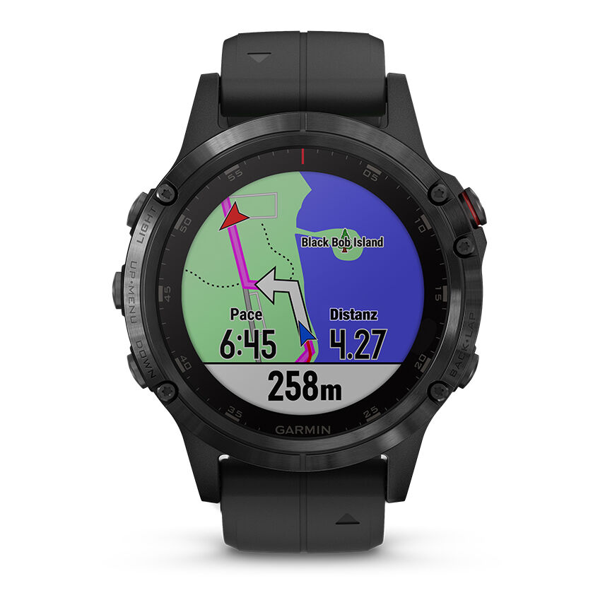 Buy Garmin Fenix 5 Plus Saphir Orologio Da Polso Nero online Tennis Point CH