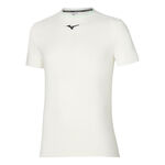 Abbigliamento Mizuno Mizuno Frontier Shadow Graphic Maglietta Uomini-Bianco