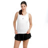 Crew Racerback Canottiera Donna-bianco