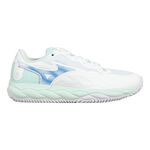 Scarpe da tennis Mizuno Mizuno Wave Enforce Court Scarpa Per Terra Rossa Donna-Bianco,Mint