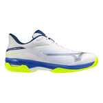 Scarpe da tennis Mizuno Mizuno Wave Exceed Court Scarpa per terra rossa Uomini - bianco, blu