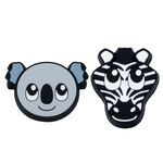 Accessori per racchette Gamma Gamma ZooDamp Koala,Zebra Antivibrazioni In Confezione Doppia-Multicolore