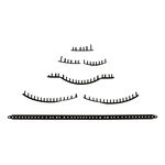 Accessori per racchette Babolat Babolat Pure Strike BG Pure Strike VS Set Di Occhielli-Nero