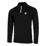 Abbigliamento Quiet Please Quiet Please Big Serve 1/4 Zip Manica Lunga Uomini-Nero,Bianco