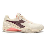 Scarpe da tennis Diadora Diadora Blushield Torneo 3 Scarpa Per Tutte Le Superfici Donna-Bianco,Rosso Scuro