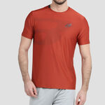 Abbigliamento Bullpadel Bullpadel Maglietta Uomini-Ruggine