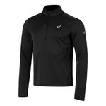 Abbigliamento ASICS ASICS Road Winter 1/2 Zip Camicia Da Corsa Uomini-Nero