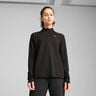 Velocity Cloudspun 1/4 Zip Camicia Da Corsa Donna-Nero