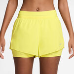 Abbigliamento Nike Nike Swift 2in1 Pantaloncini Da Corsa Donna-Giallo Limone,Argento