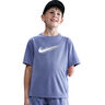 Dri-Fit Multi Maglietta Bambini-Grigio-blu