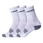 Abbigliamento K-Swiss K-Swiss Calzini Da Tennis Confezione Da 3 Uomini-Bianco,Nero