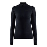 Abbigliamento Craft Craft Core Dry Active Comfort Half-Zip Manica Lunga Donna-Nero