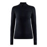 Core Dry Active Comfort Half-Zip Manica Lunga Donna-Nero