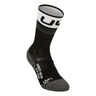 Runner'S One Mid Calze Da Corsa Donna-Nero,Bianco