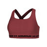 Crossback Mid Reggiseni Sportivi Donna-Vino Rosso