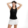 Crew Racerback Canottiera Donna-nero