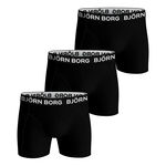 Abbigliamento Bj&ouml;rn Borg Bj&ouml;rn Borg Stretch Boxer Confezione Da 3 Uomini-Nero