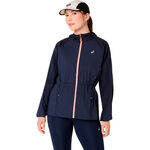 Abbigliamento ASICS ASICS Road Giacca da corsa Donna-blu scuro