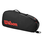 Borse Da Tennis Wilson CLASH V3 3PK RACQUET BAG BLACK/Infrared