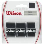 Overgrip Wilson Wilson  Pro Overgrip Sensation Confezione da 3 - nero