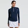 Solid Sun Protection Manica Lunga Donna - Blu Scuro