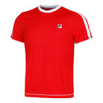 Abbigliamento Fila Fila Elias Maglietta Uomini-Rosso,Bianco
