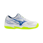 Scarpe da tennis Mizuno Mizuno Break Shot 5 Scarpa per terra rossa Bambini - bianco, lime